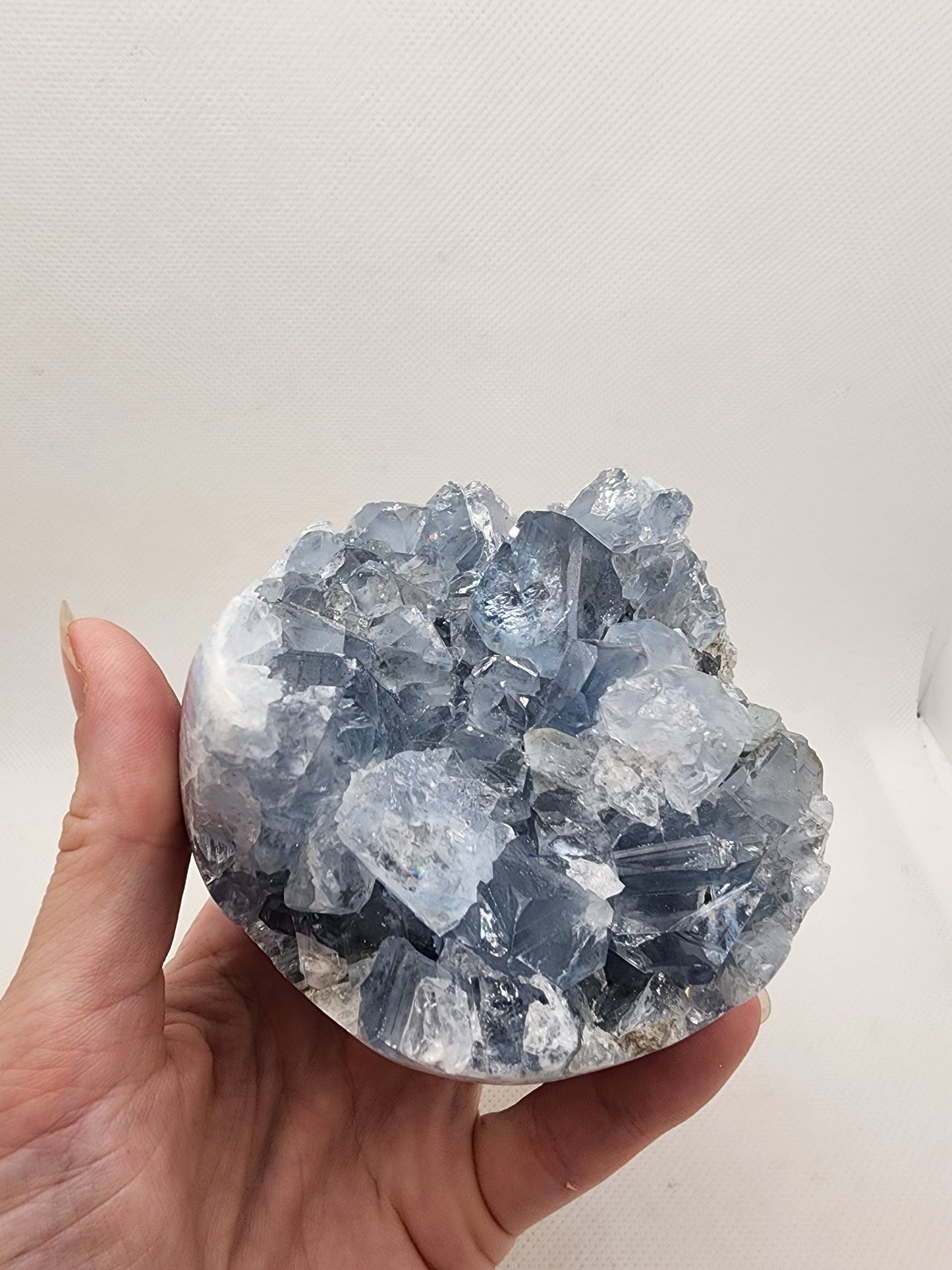 Celestite Geode Sphere