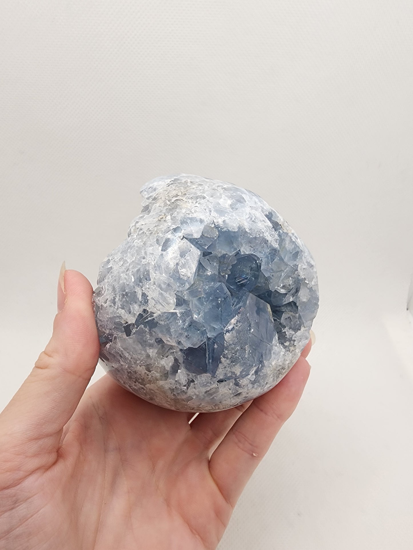 Celestite Geode Sphere