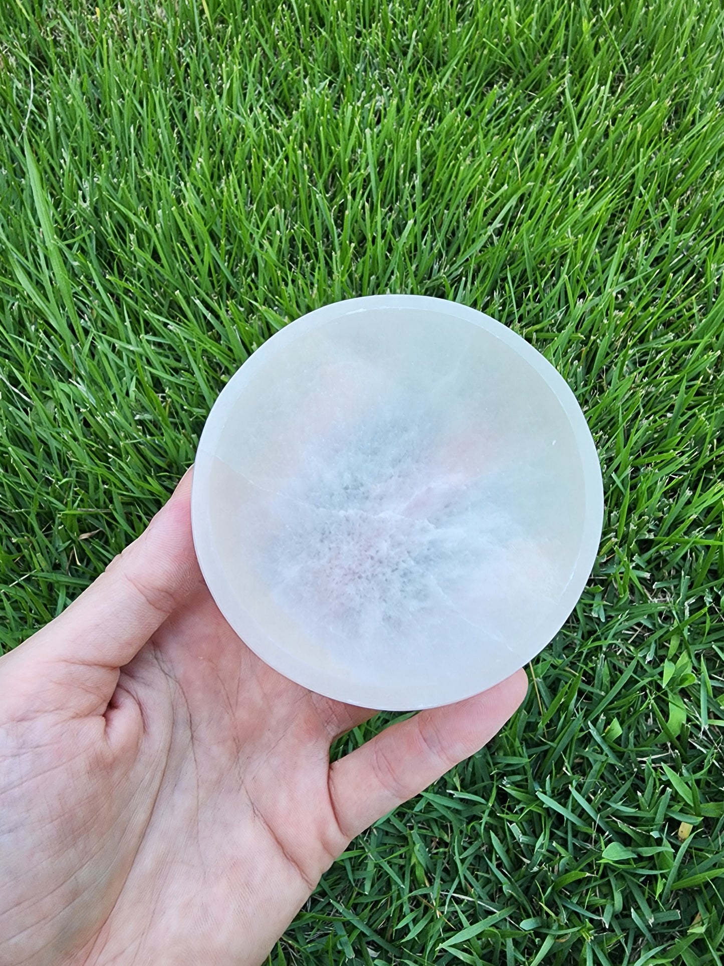 Satin Spar Selenite Dish 1pc