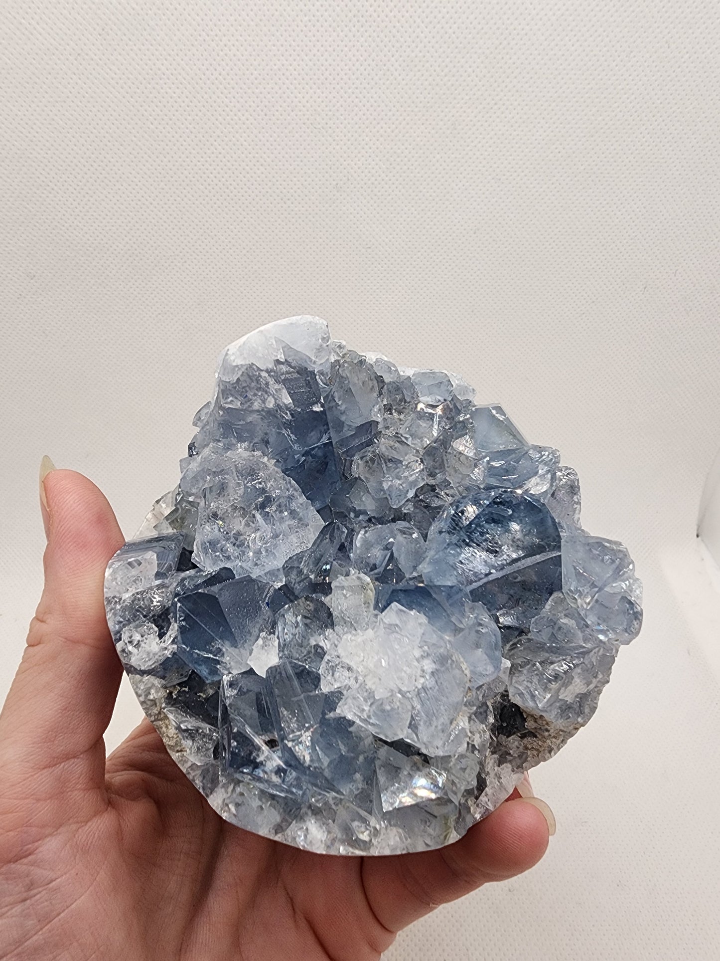 Celestite Geode Sphere