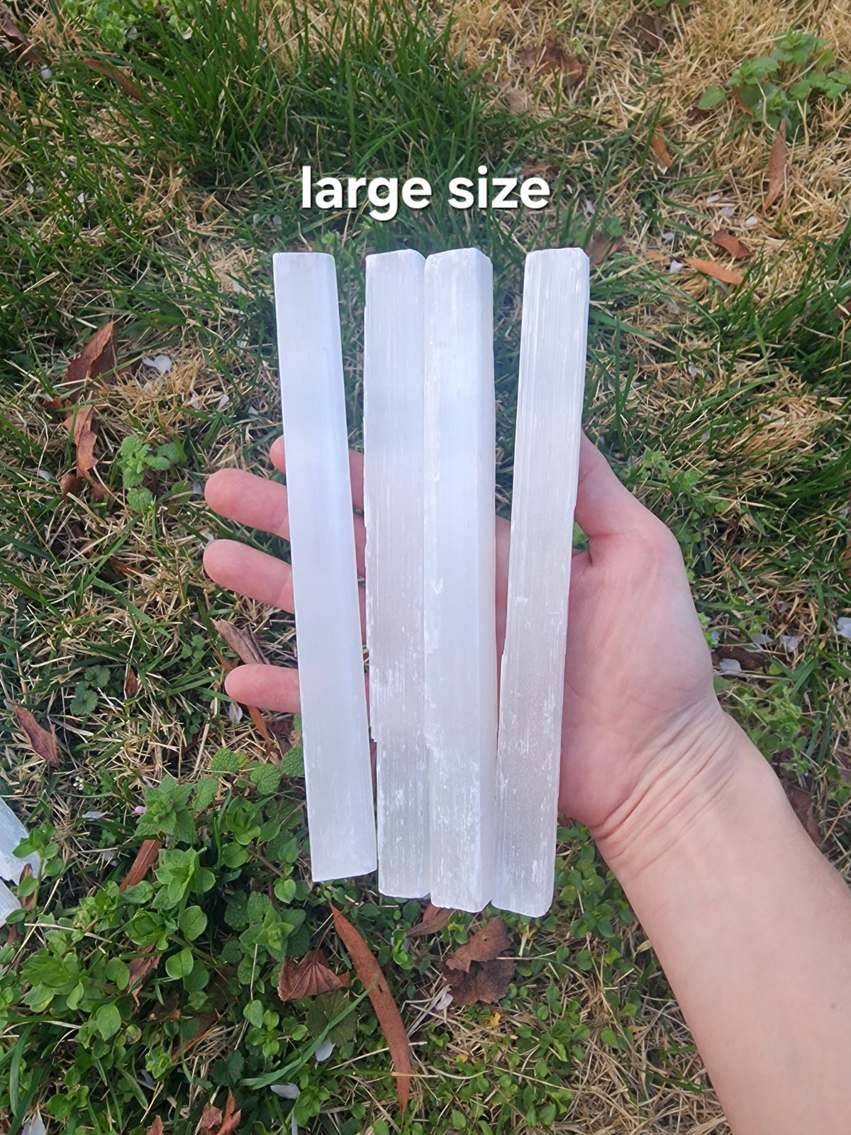 Satin Spar Large Size Selenite Wand