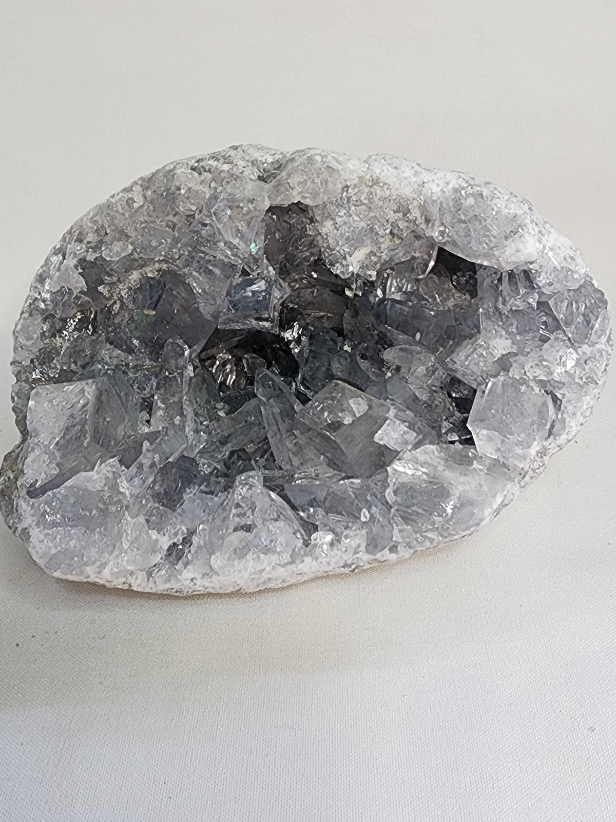 Celestite Geode 4.4lb Cluster