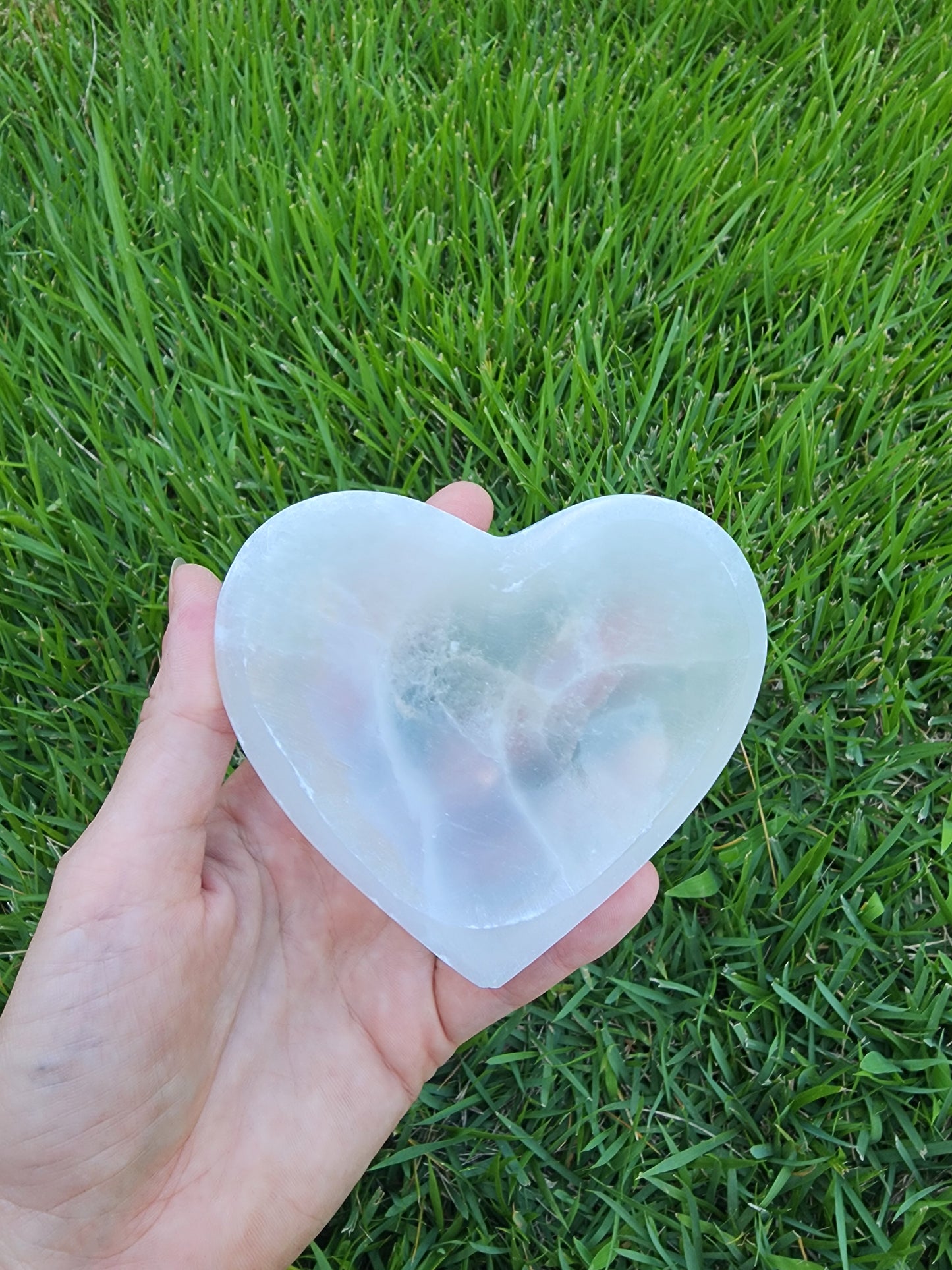 Satin Spar Selenite Dish 1pc