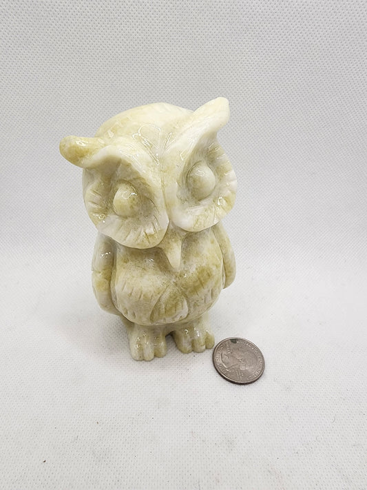 Jade Owl Carving