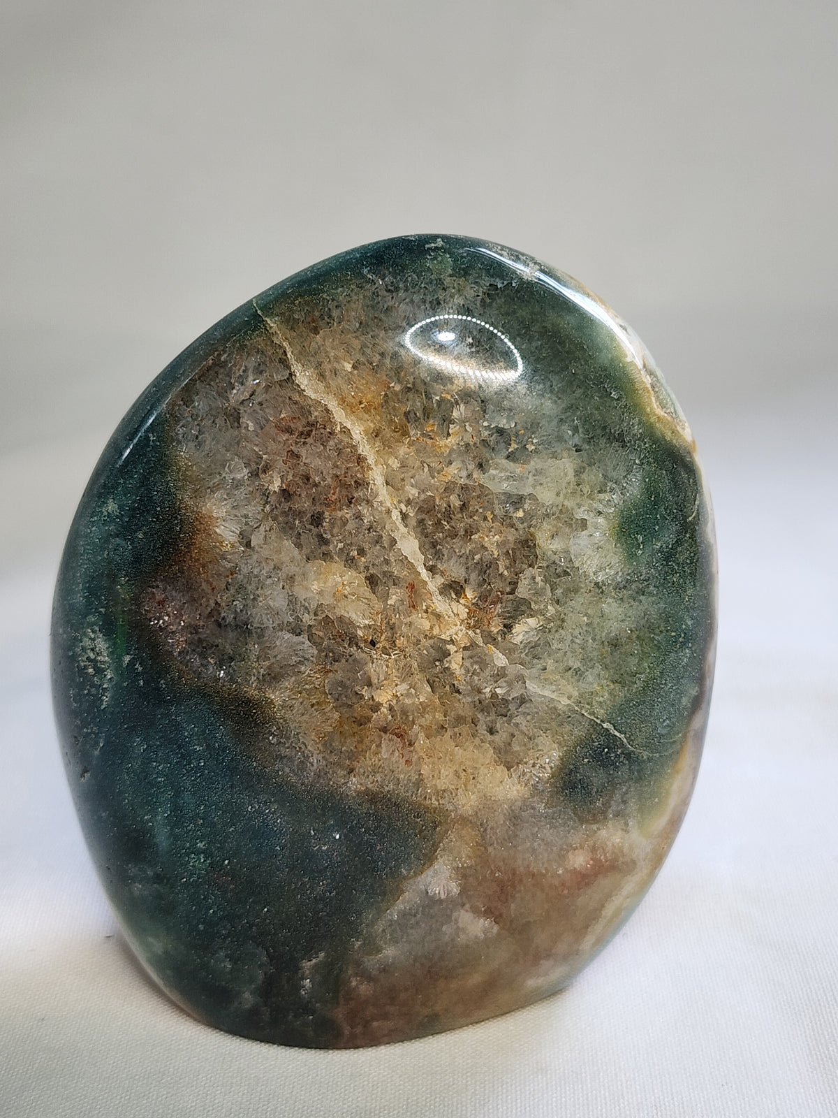 Jasper with Quartz 1.1lb Freeform