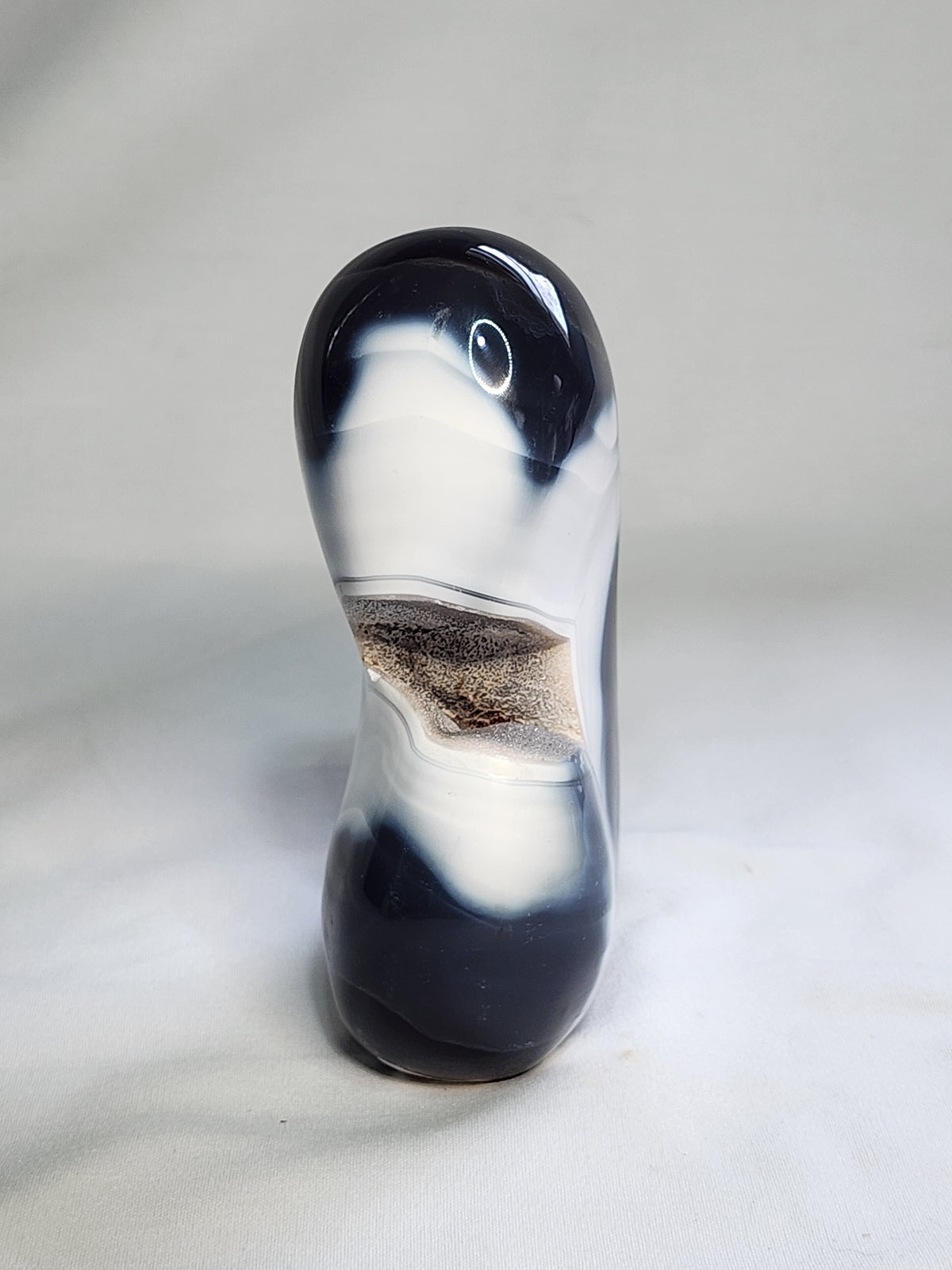 Orca Agate 2.2lb Freeform with open Druzy