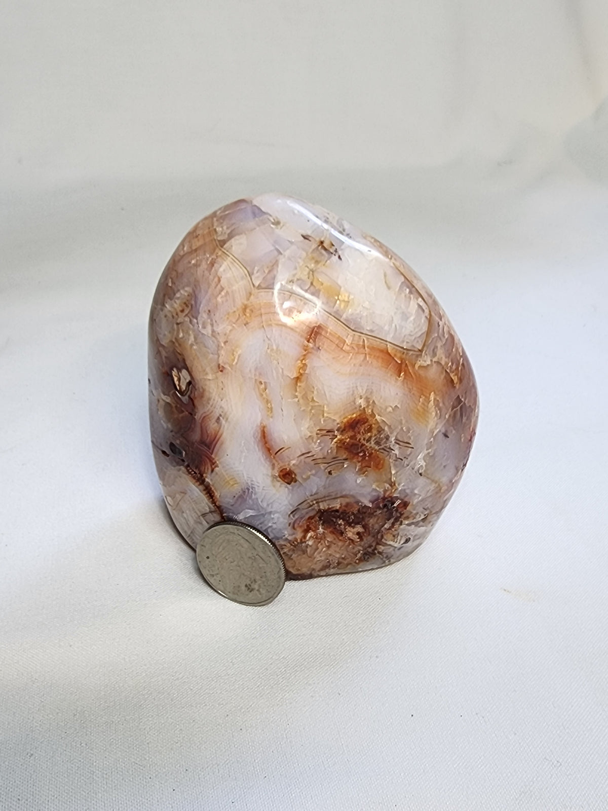 Carnelian Banded Agate 1.7lb  Freeform