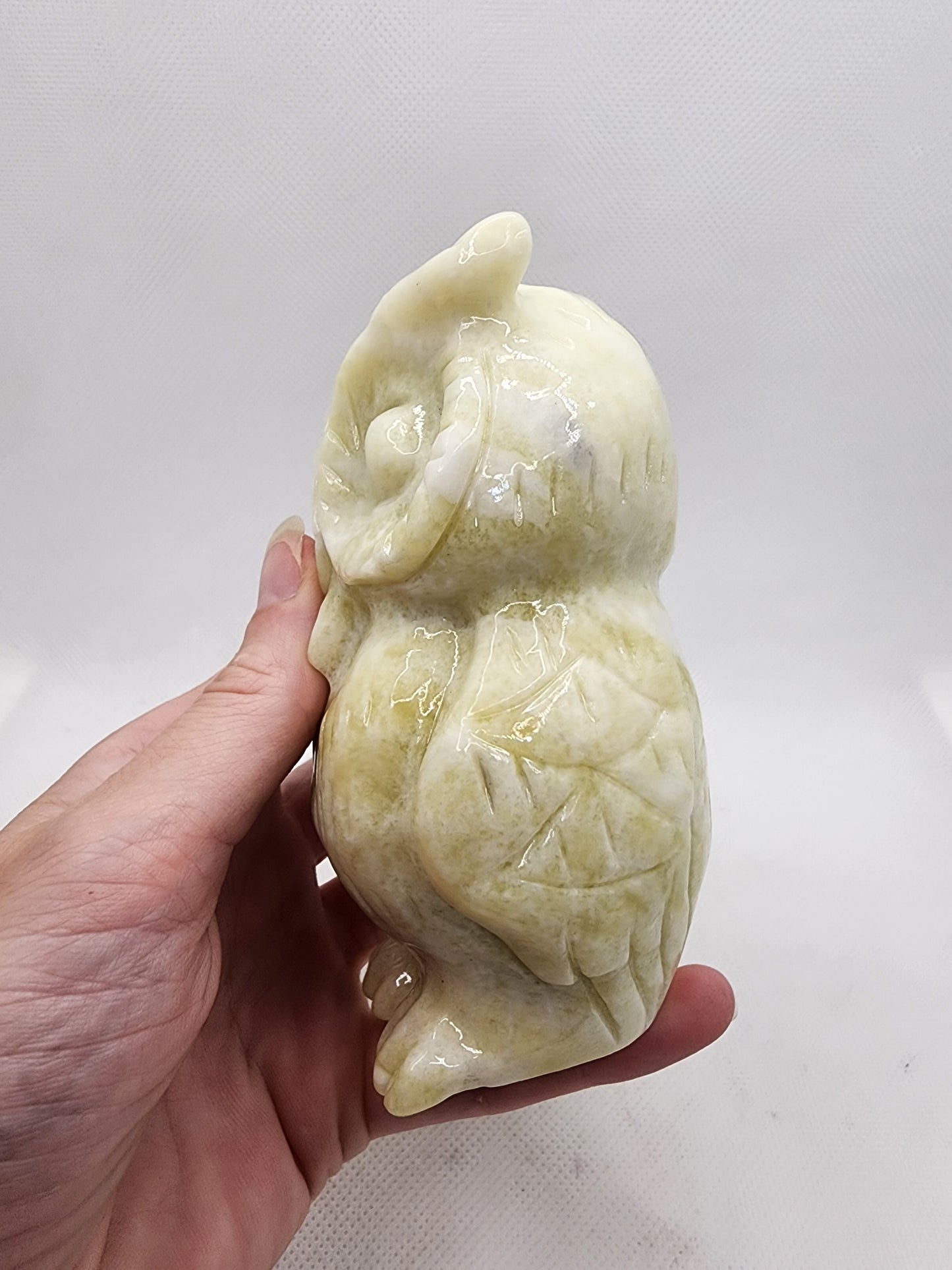 Jade Owl Carving