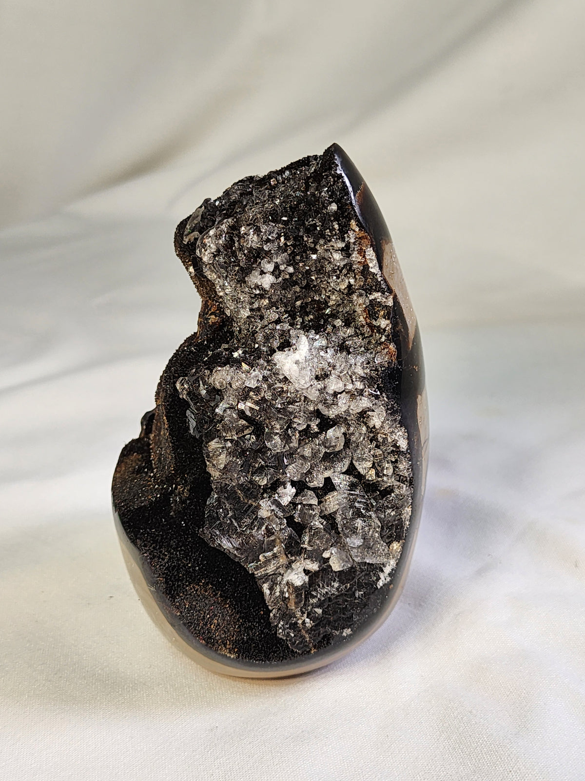 Black Septarian 2lb Freeform with Calcite Growth