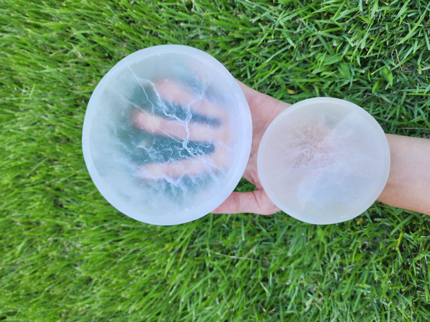 Satin Spar Selenite Dish 1pc