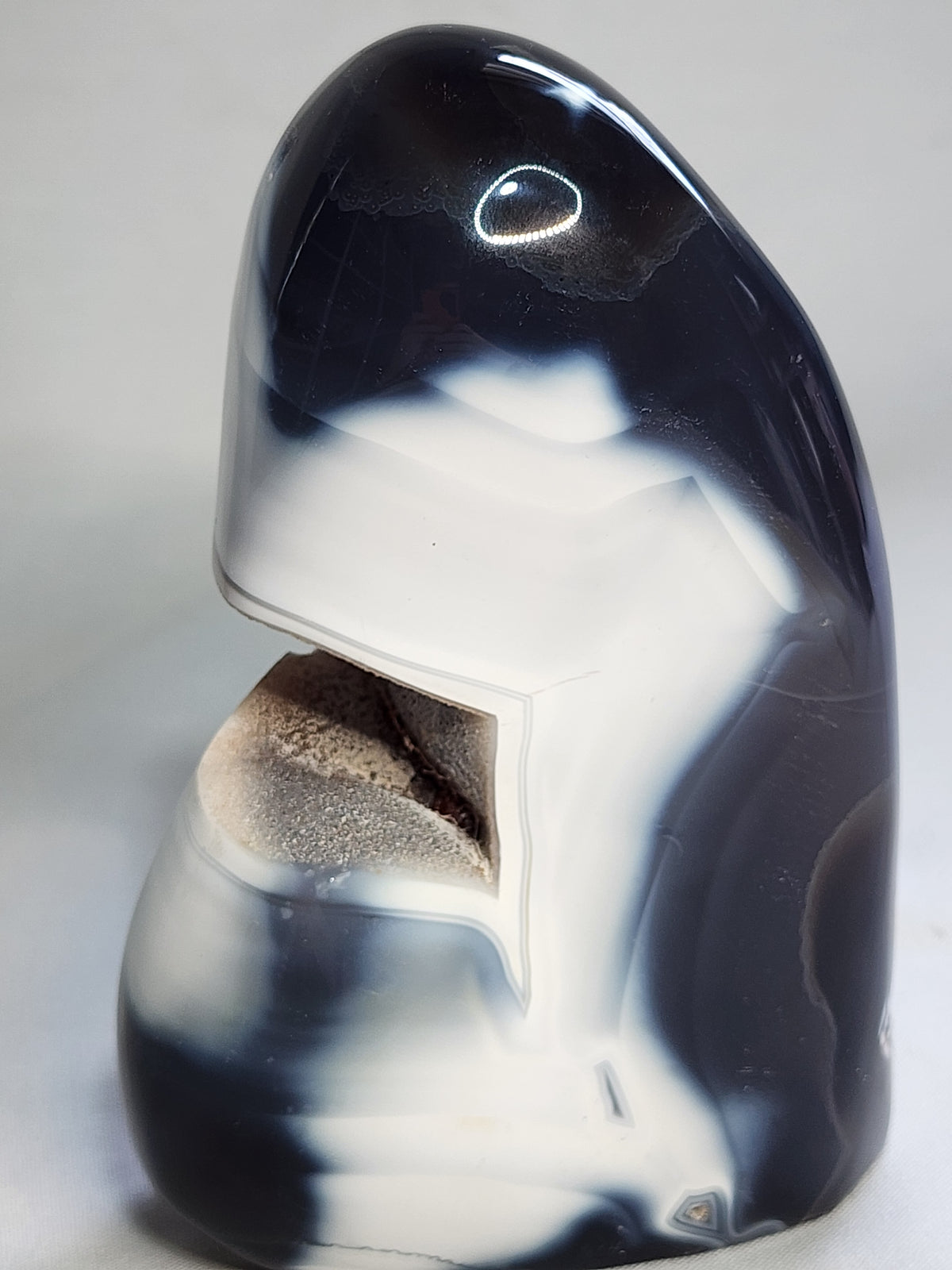Orca Agate 2.2lb Freeform with open Druzy