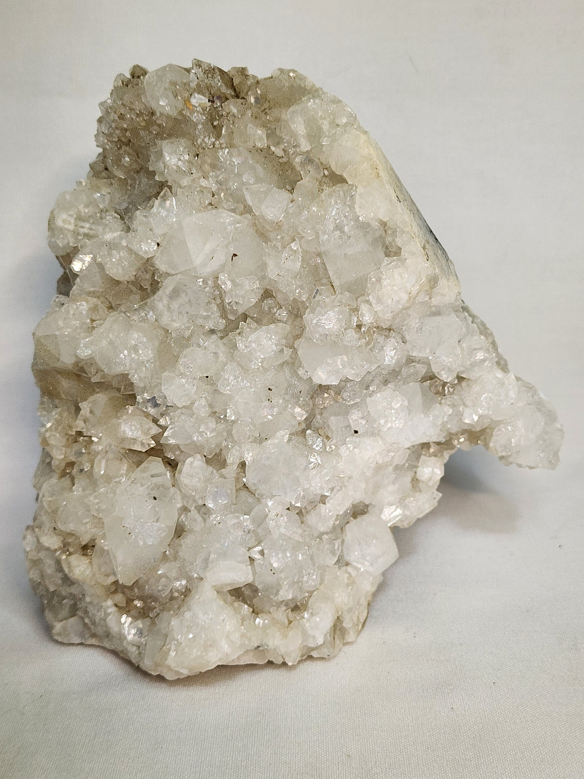 Apophylite Specimen with Calcite