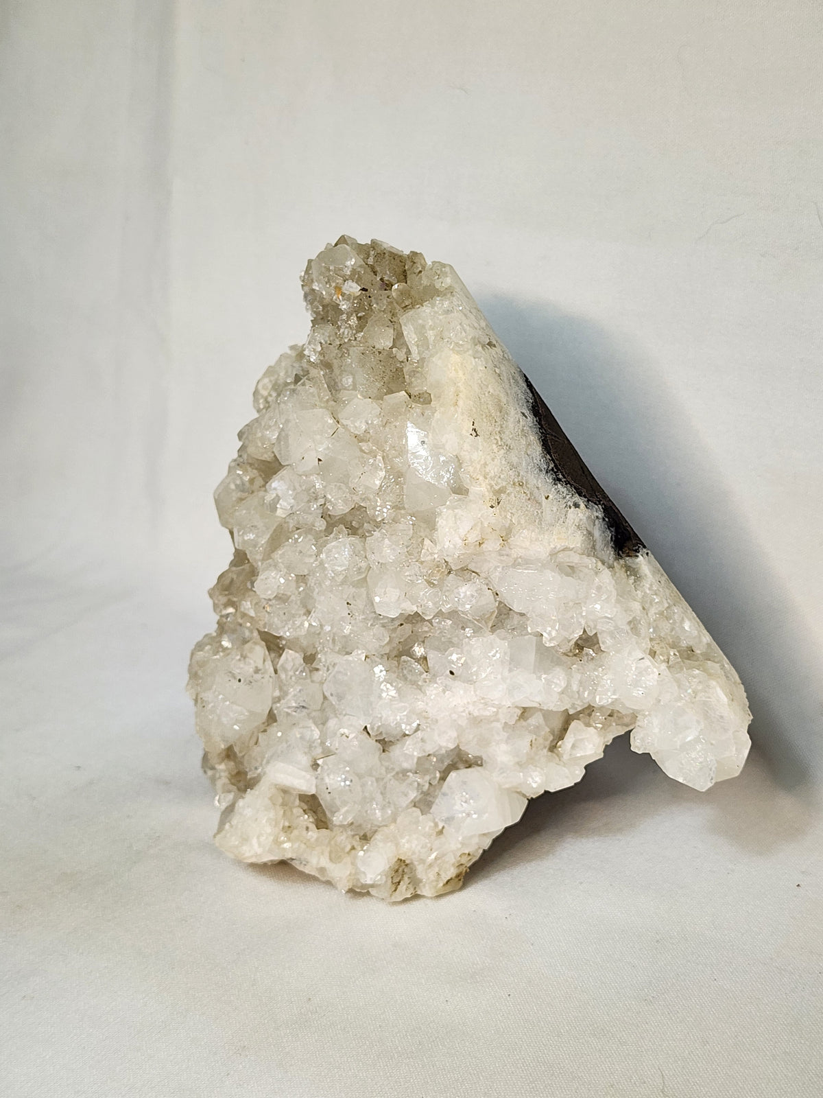 Apophylite Specimen with Calcite