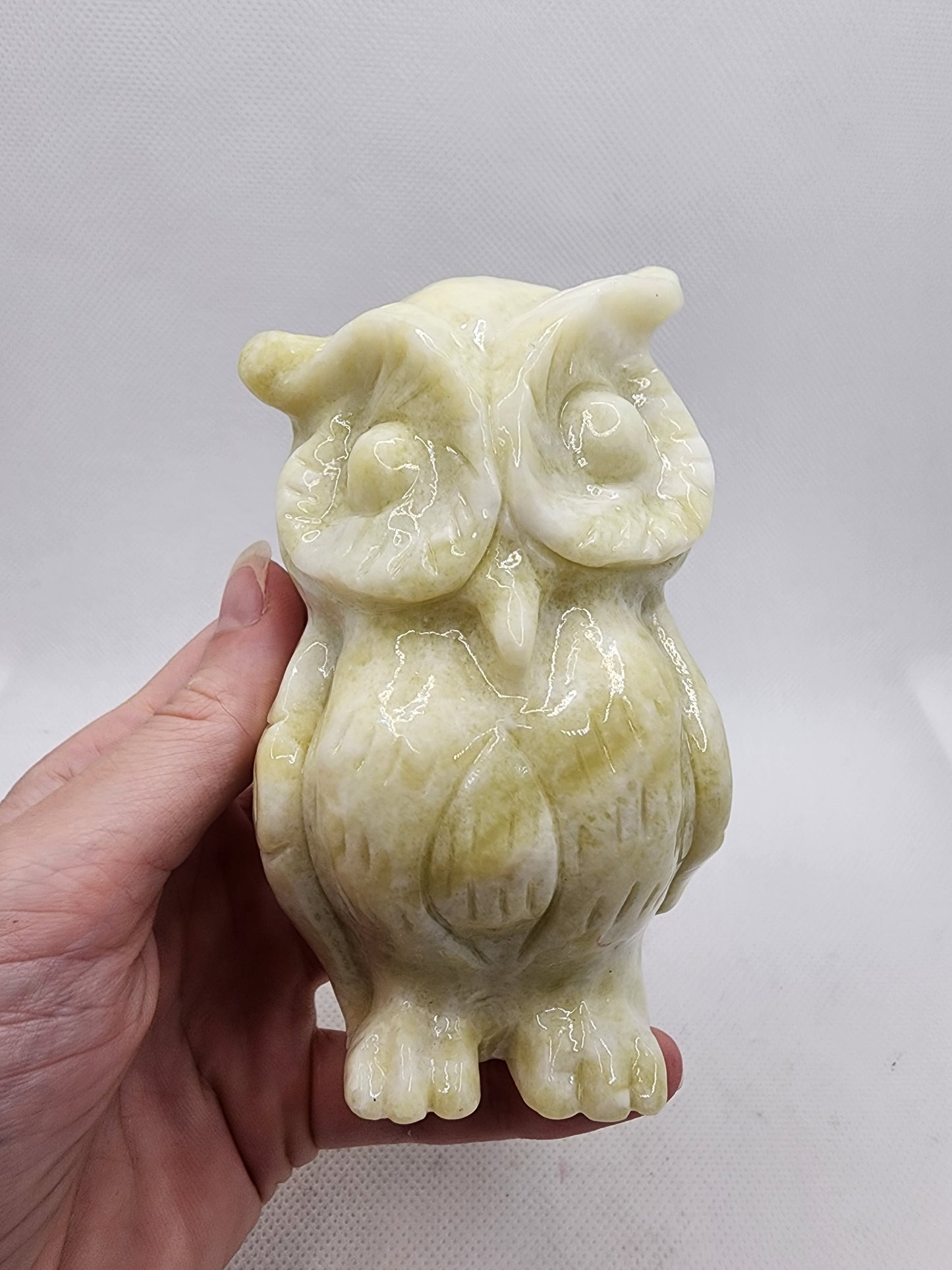 Jade Owl Carving