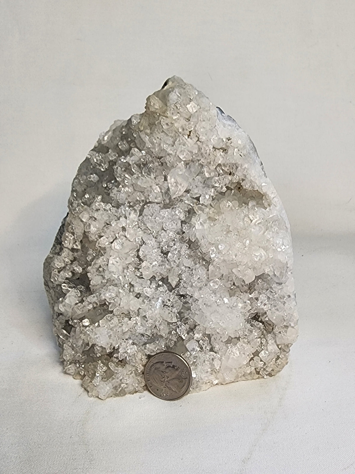 Apophylite with Quartz Specimen