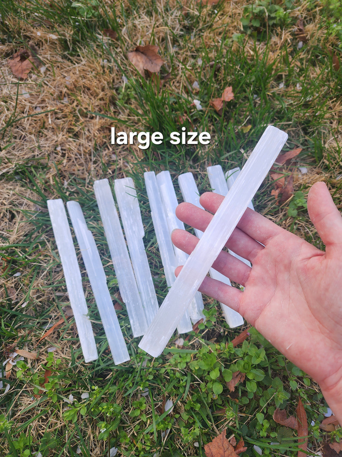 Satin Spar Large Size Selenite Wand