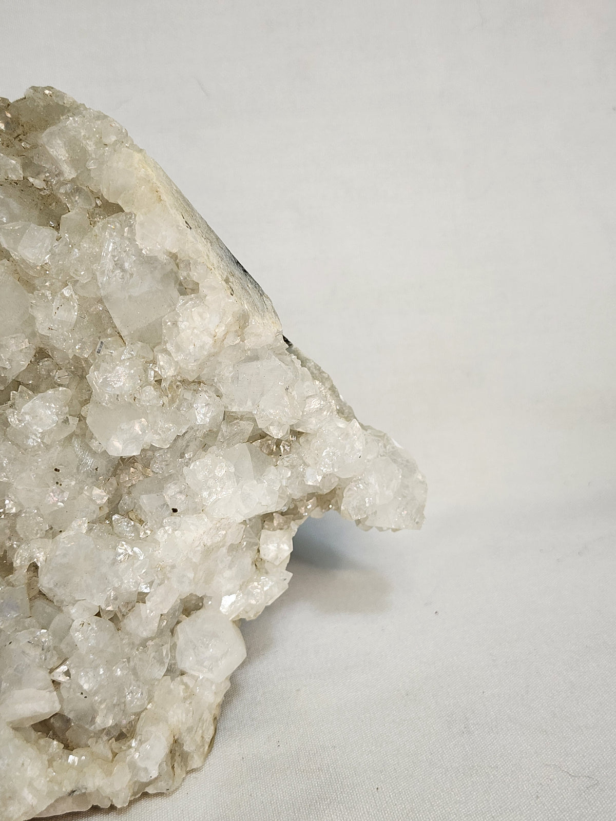 Apophylite Specimen with Calcite