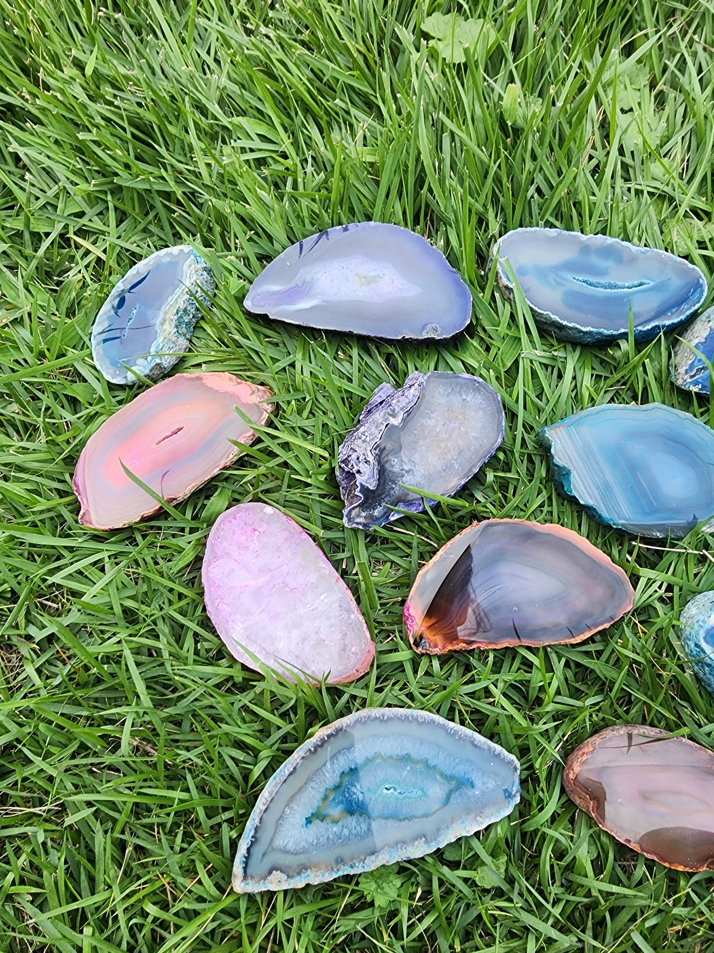 Dyed Agate Display