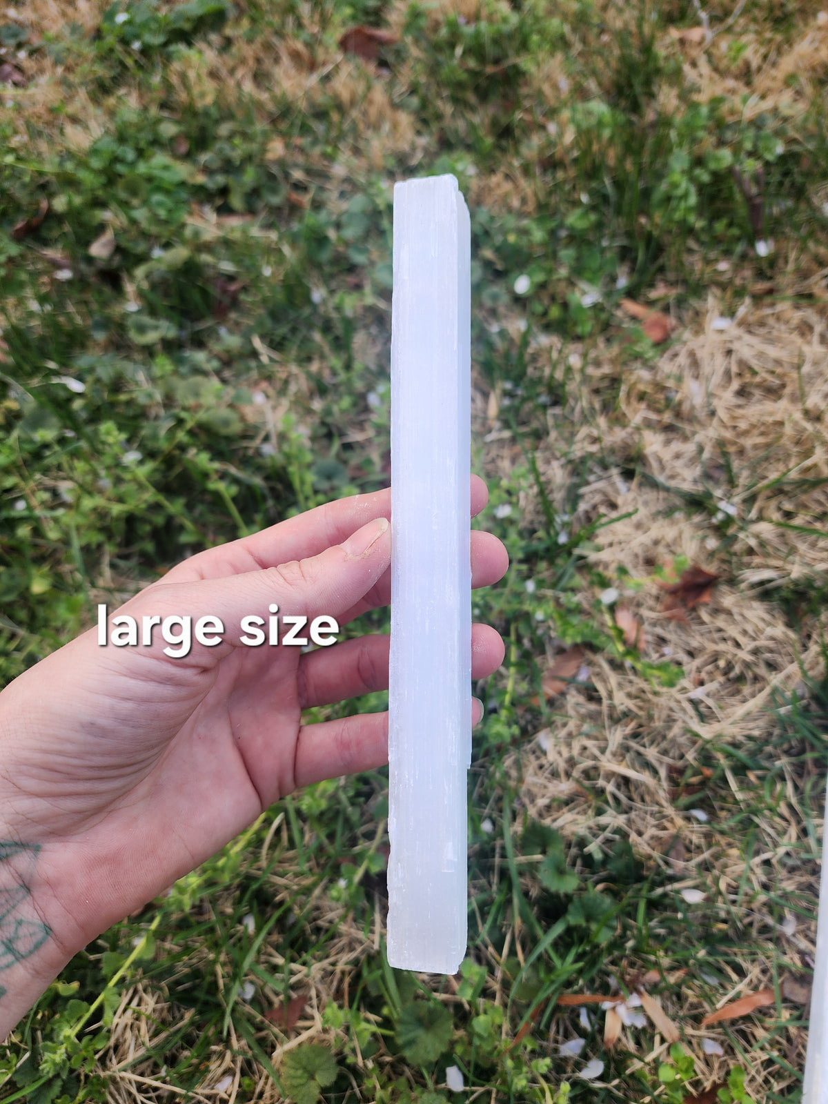 Satin Spar Large Size Selenite Wand