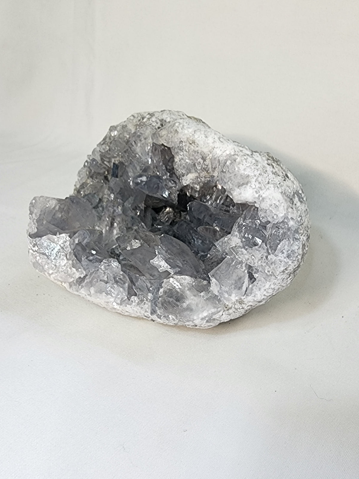 Celestite Geode 4.4lb Cluster