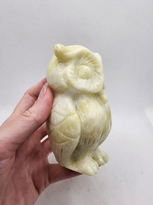 Jade Owl Carving