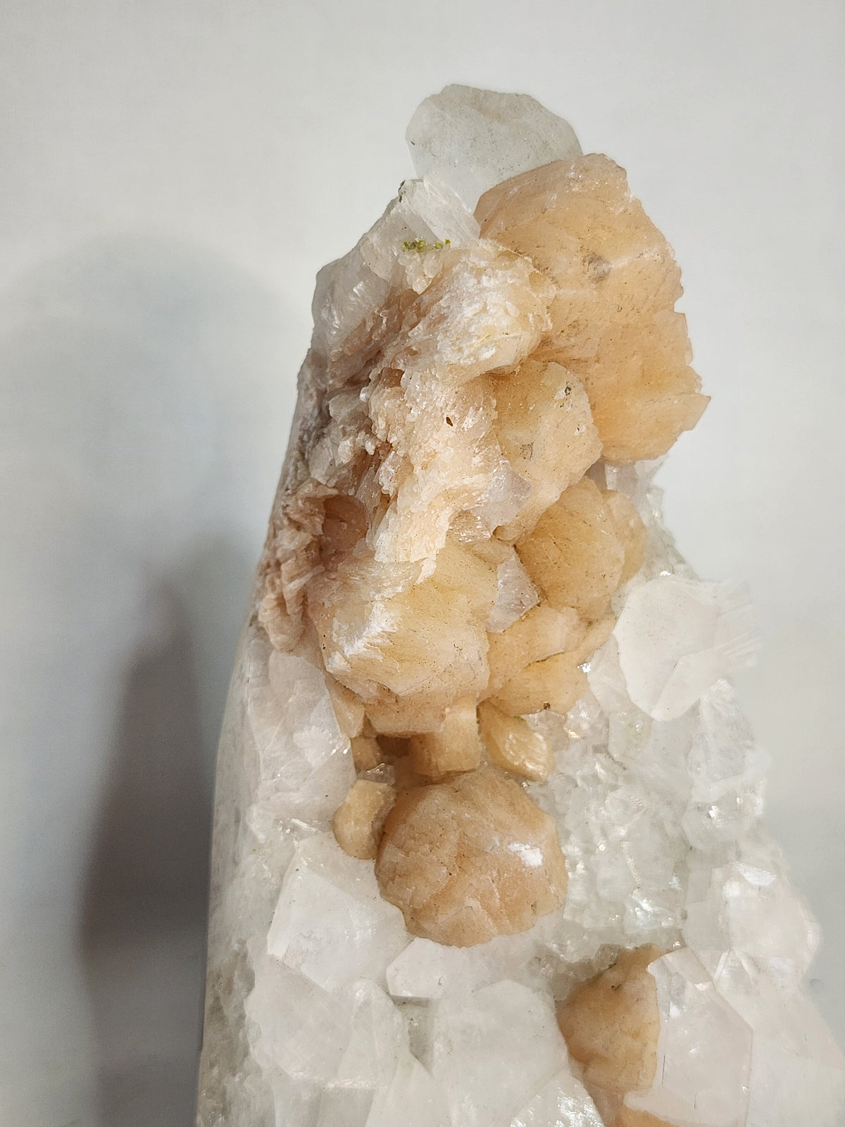 Apophylite with Peach Stilbite Specimen
