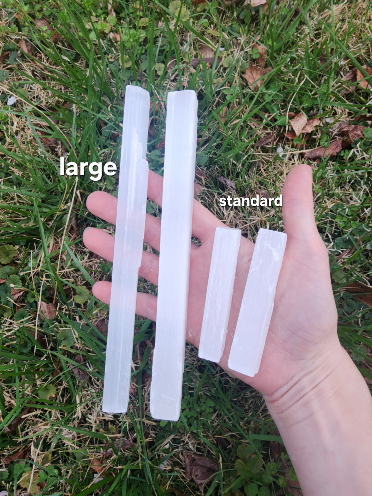 Satin Spar Large Size Selenite Wand