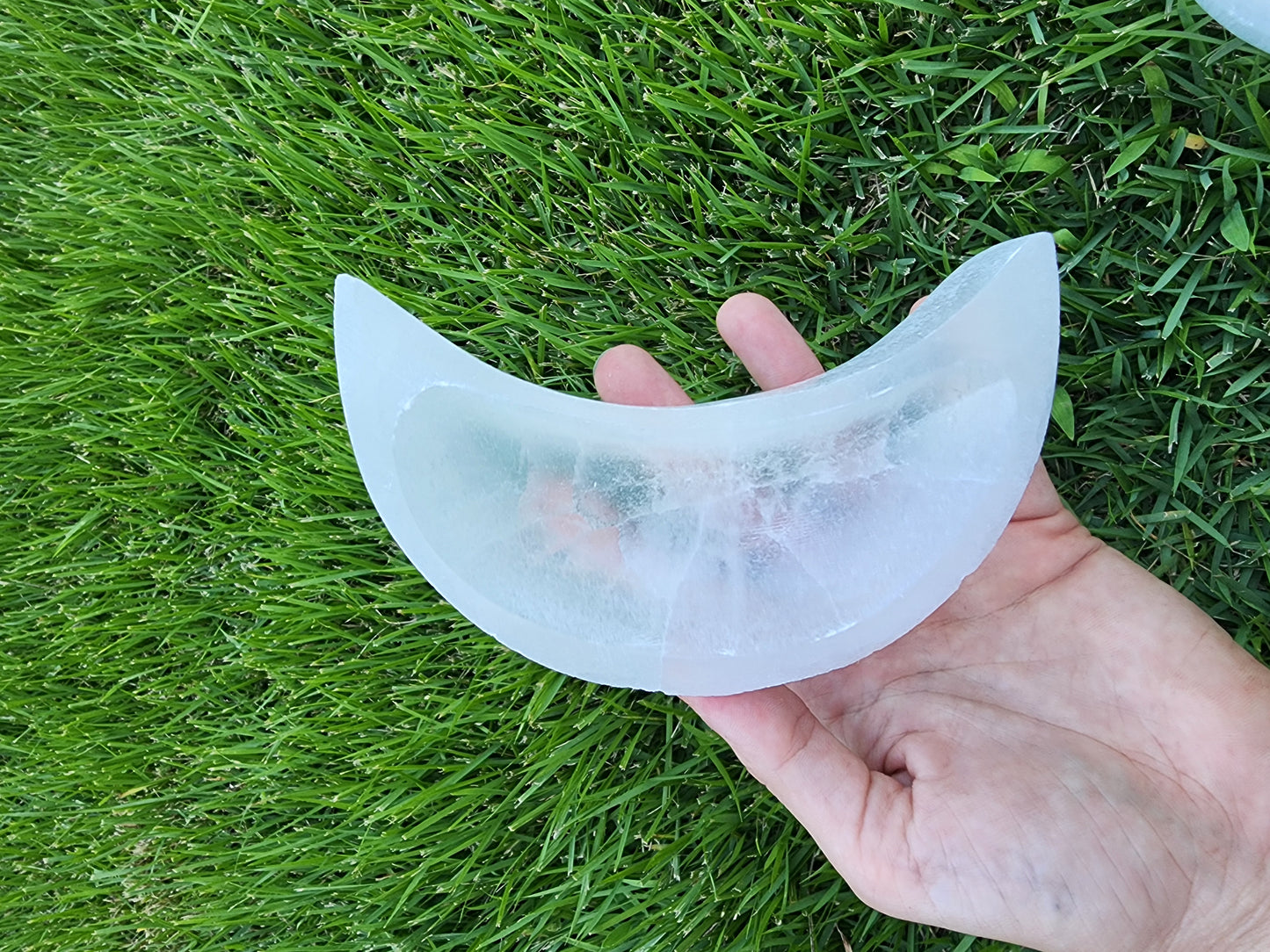 Satin Spar Selenite Dish 1pc